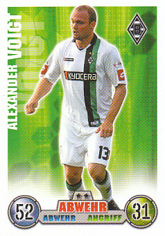 Alexander Voigt Borussia Monchengladbach 2008/09 Topps MA Bundesliga #241